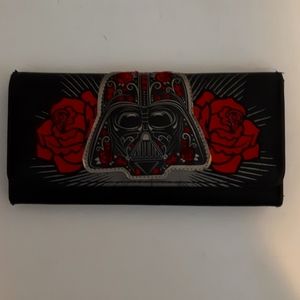 Darth Vader Star Wars sugar skull wallet loungefly